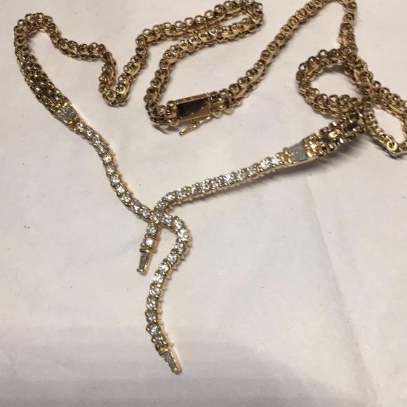 NEW 14K Gold diamonds necklace - Picture 6 of 8